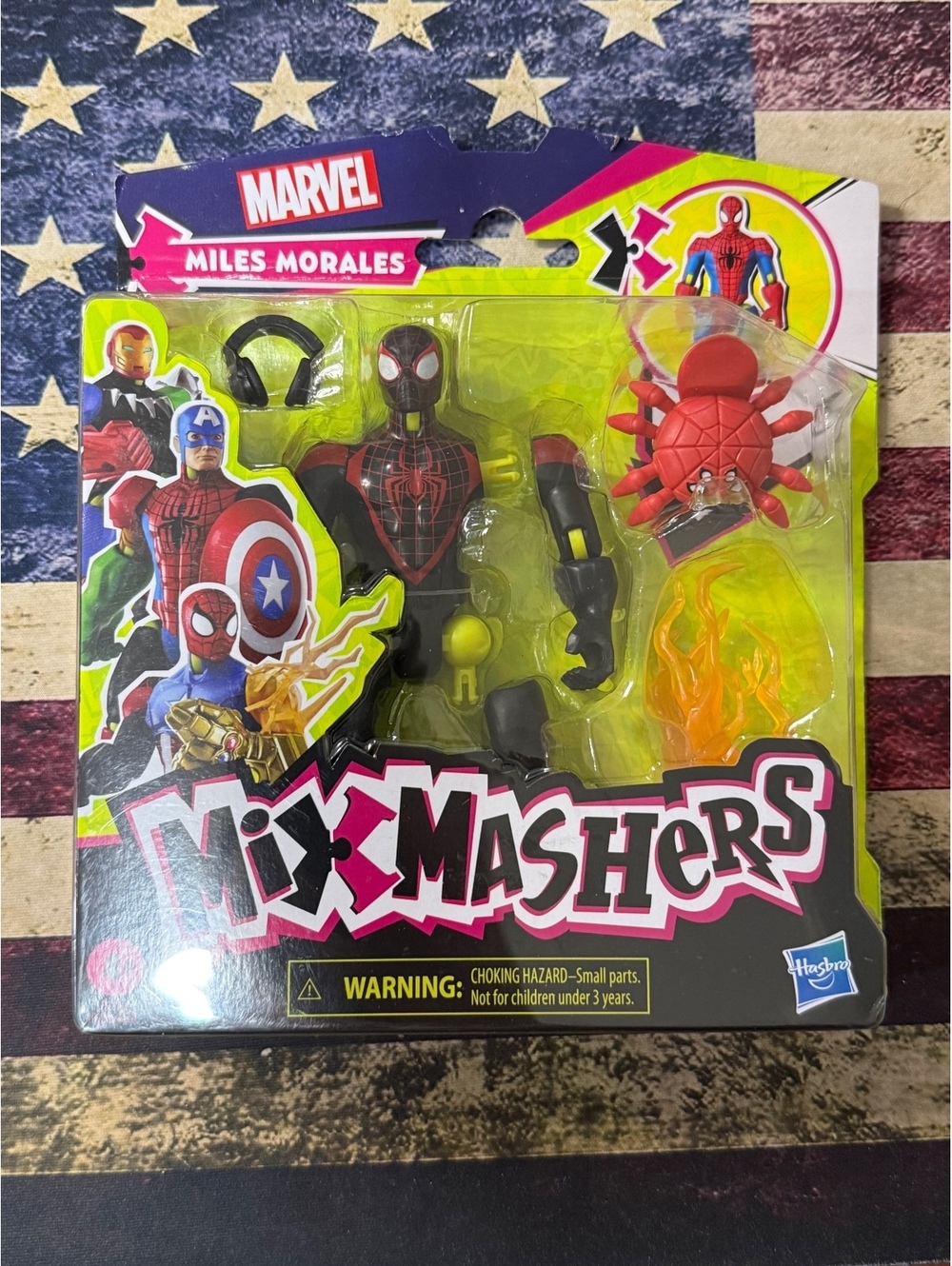 Marvel MixMashers Miles Morales Spider-Man 5” Action Figure Hasbro New